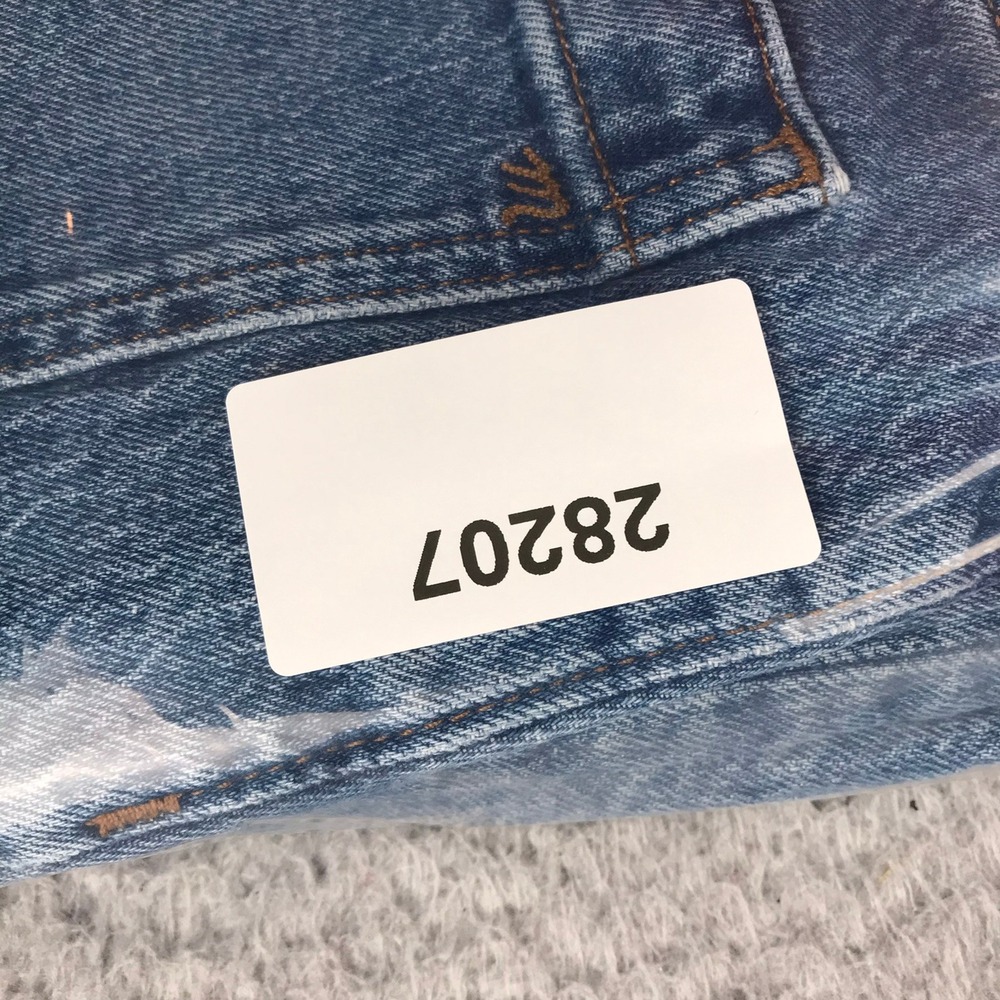 Madewell Curvy Perfect Vintage Wide Leg Jeans Women 27P Blue Patch Pocket Denim - Picture 14 of 14